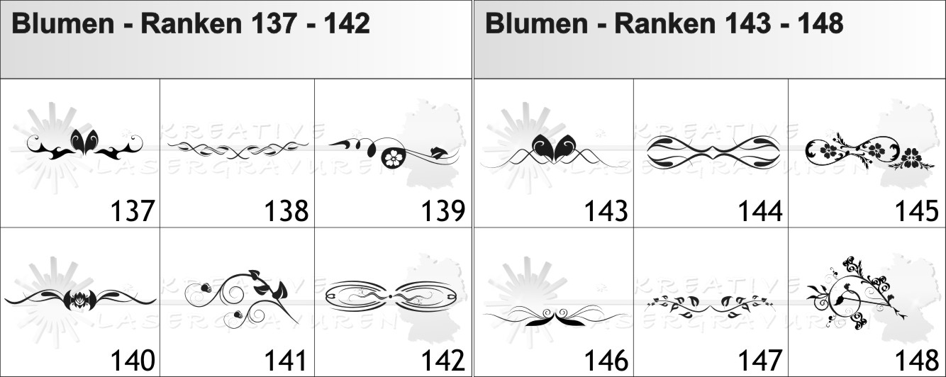 Blumen-Ranken-137-148